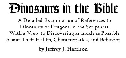 Dinosaurs in the Bible