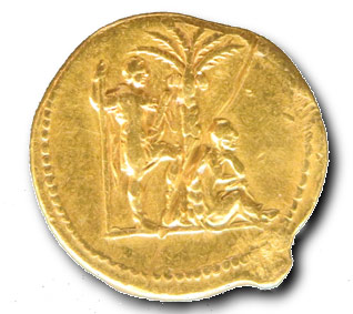 Roman gold coin