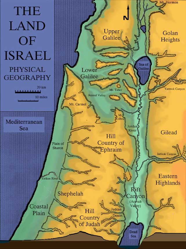 Physical Geography of Israel