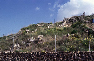 Ruins of the Original Byzantine Chapel on the Mount of Beatitudes