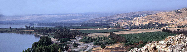 Eastern shore of the Sea of Galilee