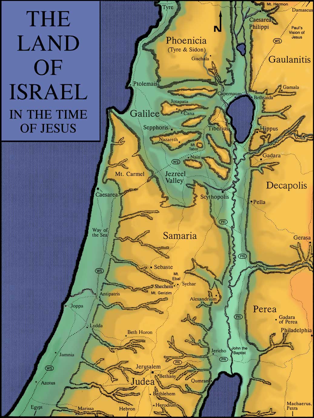 The Land of Israel in the Time of Jesus